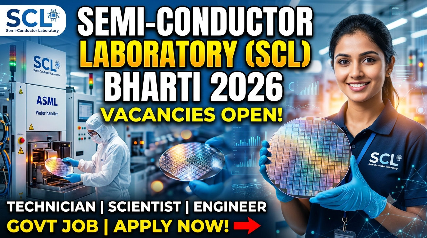 Semi-Conductor Laboratory Bharti 2026: 83 Vacancies, Eligibility, Salary and Apply Online
