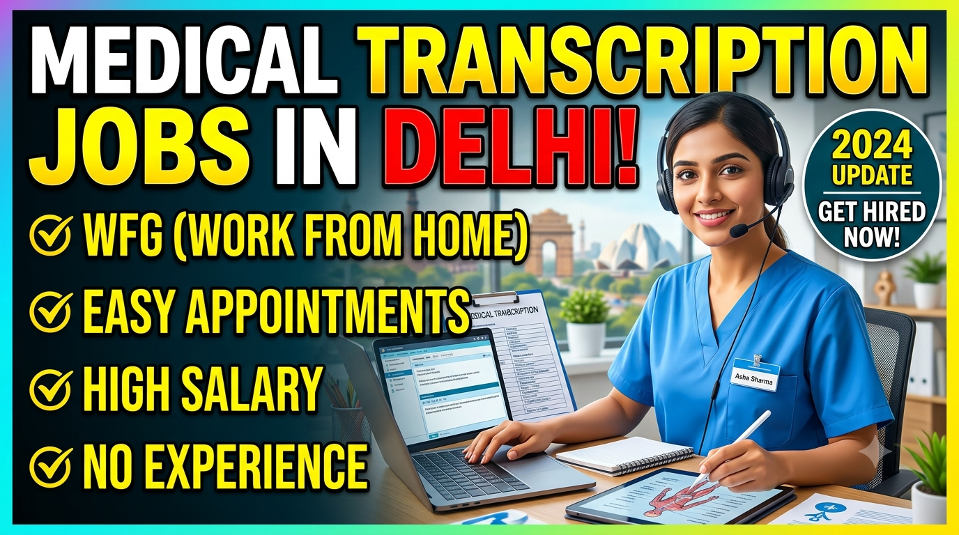 Medical Transcription Jobs in Delhi: Eligibility, Salary, Skills, and How to Apply in 2026