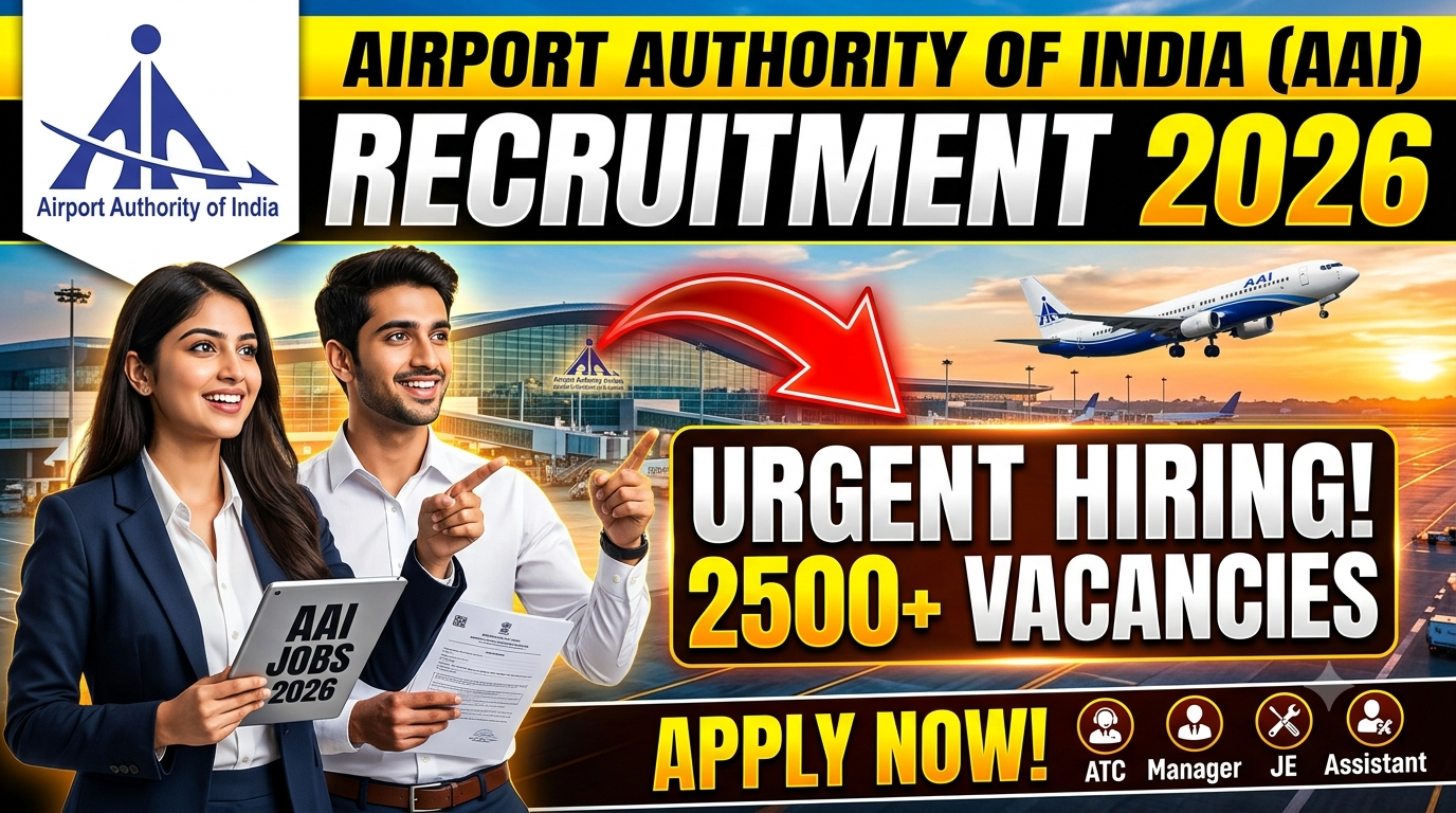 Airport Authority of India Recruitment 2026: 389 Vacancies, Eligibility, Salary and Exam Date